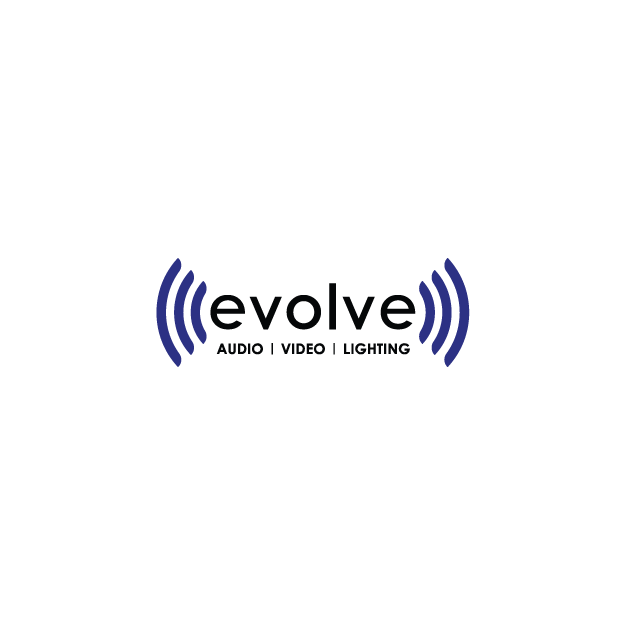 Evolve Audio Video Light Logo